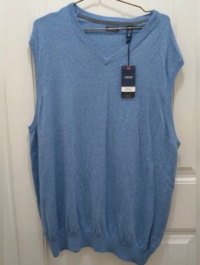 IZOD Premium Essentials V-Neck Sweater Vest — Big & Tall 2XLT | NWT